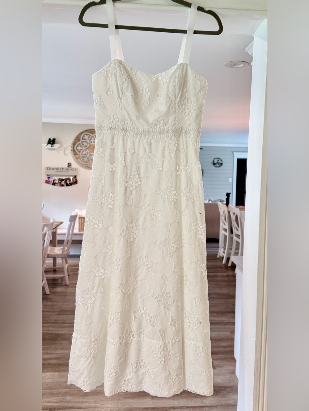 Lilly Pulitzer Eyelet Fawn Midi Dress in Resort White - Picture 2 of 6